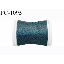 Bobine  500 m mousse polyester n° 110 polyester couleur bleu ardoise longueur 500  mètres bobiné en France