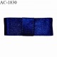 Noeud lingerie satin couleur bleu marine haut de gamme largeur 40 mm hauteur 15 mm prix à l'unité