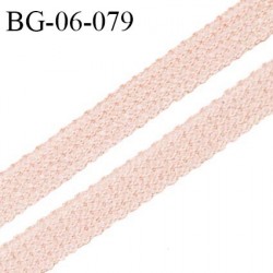 Droit fil à plat 6 mm spécial lingerie et couture du prêt-à-porter couleur chair rosé fabriqué en France prix au mètre