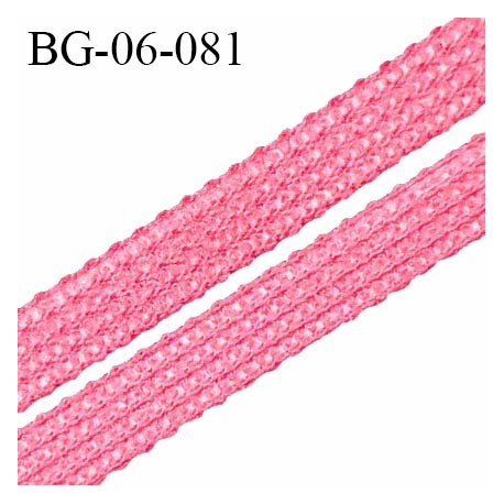 Droit fil à plat 6 mm spécial lingerie et couture du prêt-à-porter couleur rose grande marque fabriqué en France prix au mètre