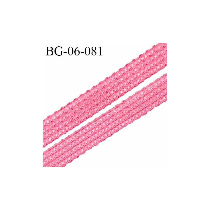 Droit fil à plat 6 mm spécial lingerie et couture du prêt-à-porter couleur rose grande marque fabriqué en France prix au mètre