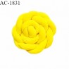 Décor lingerie et autres escargot toronné lycra diamètre 20 mm couleur jaune épaisseur 7 mm prix à l'unité