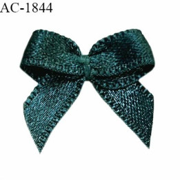 Noeud lingerie satin couleur vert sapin haut de gamme largeur 20 mm hauteur 15 mm prix à l'unité