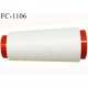 Cone 1000 mètres de fil mousse polyester texturé fil n° 150 haut de gamme couleur naturel bobiné en France