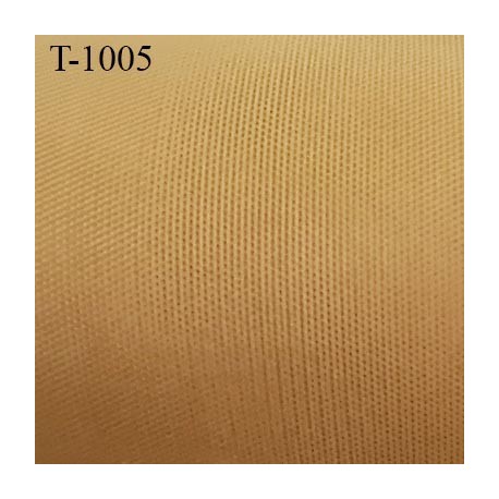 Marquisette tulle spécial lingerie haut de gamme couleur caca d'oie largeur 155 cm prix pour 10 cm 100 % polyamide