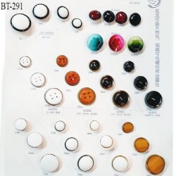 Plaque de 35 boutons très beaux diamètre de 16 à 30 mm pour création unique prix pour la plaque entière