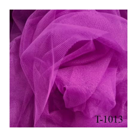 Marquisette tulle spécial lingerie haut de gamme fuschia largeur 150 cm prix pour 10 cm de longueur