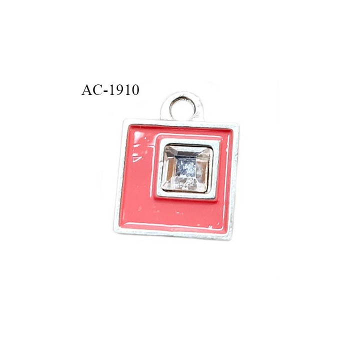 Bijou décor pendentif lingerie et autres couleur argent et rose avec un strass largeur 10 mm prix à la pièce