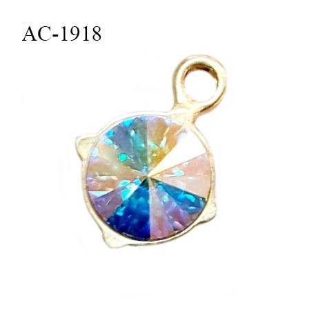 Bijou décor pendentif lingerie et autres couleur doré avec strass diamètre 8 mm prix à la pièce