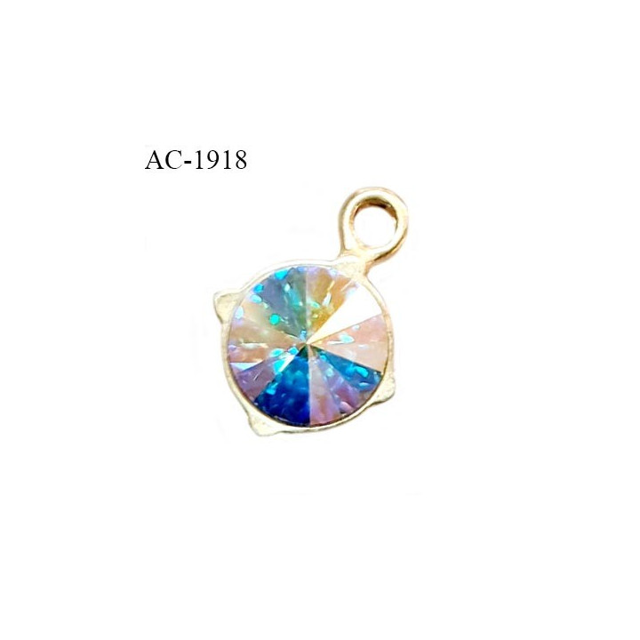 Bijou décor pendentif lingerie et autres couleur doré avec strass diamètre 8 mm prix à la pièce