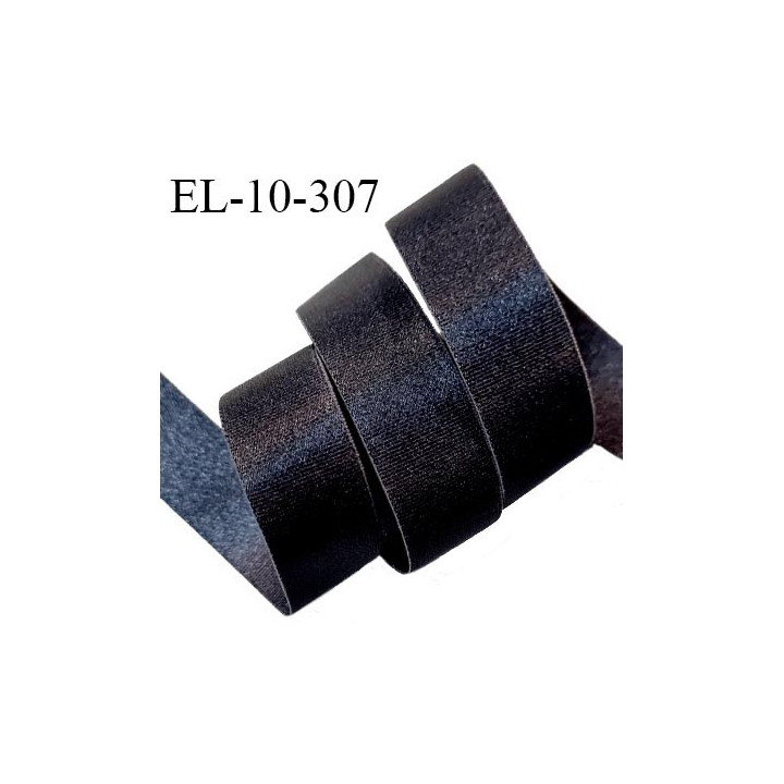 Elastique 10 mm lingerie haut de gamme couleur gris brillant largeur 10 mm bonne élasticité allongement +50% prix au mètre