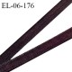 Elastique 6 mm fin spécial lingerie polyamide élasthanne couleur café largeur 6 mm prix au mètre