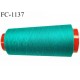 Cone 5000 m fil mousse polyester n°110 couleur vert longueur 5000 mètres bobiné en France