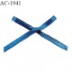 Noeud lingerie satin couleur bleu vert haut de gamme largeur 30 mm hauteur 25 mm prix à l'unité