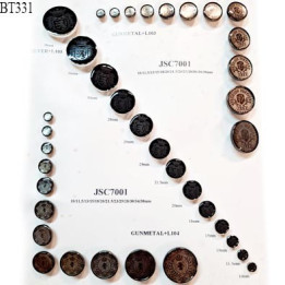 Plaque de 37 boutons très beaux diamètre de 10 à 38 mm pour création unique prix pour la plaque entière