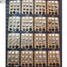 Plaque de 144 boutons pour création unique diamètre de 10 à 13 mm prix pour la plaque entière