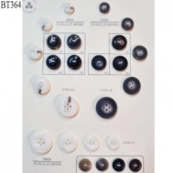 Plaque de 25 boutons diamètre de 15 à 30 mm pour création unique prix pour la plaque entière