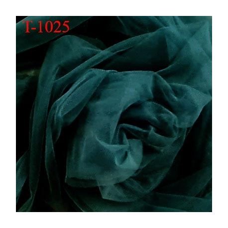 Marquisette tulle spécial lingerie haut de gamme couleur vert largeur 155 cm prix pour 10 cm 100 % polyamide