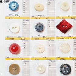 Plaque de 12 boutons pour création unique diamètre de 22 à 28 mm fabrication européenne prix pour la plaque entière