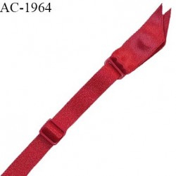 Jarretelle haut de gamme avec élastique à boutonnière à coudre avec ruban satin couleur rouge élastique réglable prix à la pièce