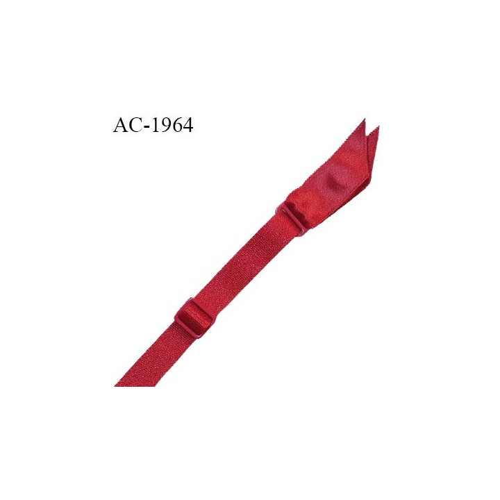 Jarretelle haut de gamme avec élastique à boutonnière à coudre avec ruban satin couleur rouge élastique réglable prix à la pièce
