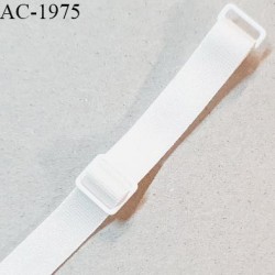 Bretelle lingerie SG 10 mm très haut de gamme couleur naturel brillant ou opale avec 2 barrettes longueur 30 cm prix à l'unité