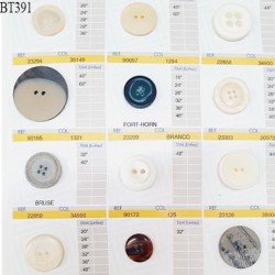 Plaque de 12 boutons pour création unique diamètre de 20 à 38 mm fabrication européenne prix pour la plaque entière