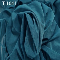 Powernet spécial lingerie extensible bleu cannard haut de gamme poids 110 grs au m2 largeur 148 cm prix pour 10 cm longueur
