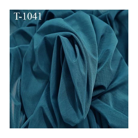 Powernet spécial lingerie extensible bleu cannard haut de gamme poids 110 grs au m2 largeur 148 cm prix pour 10 cm longueur