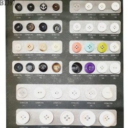 Plaque de 43 boutons diamètre de 15 à 32 mm pour création unique prix pour la plaque entière
