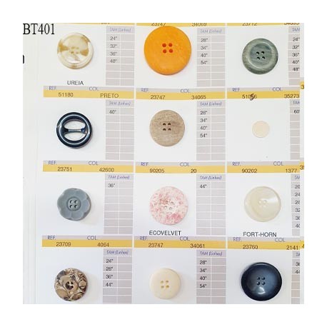 Plaque de 11 boutons pour création unique diamètre de 21 à 34 mm fabrication européenne prix pour la plaque entière