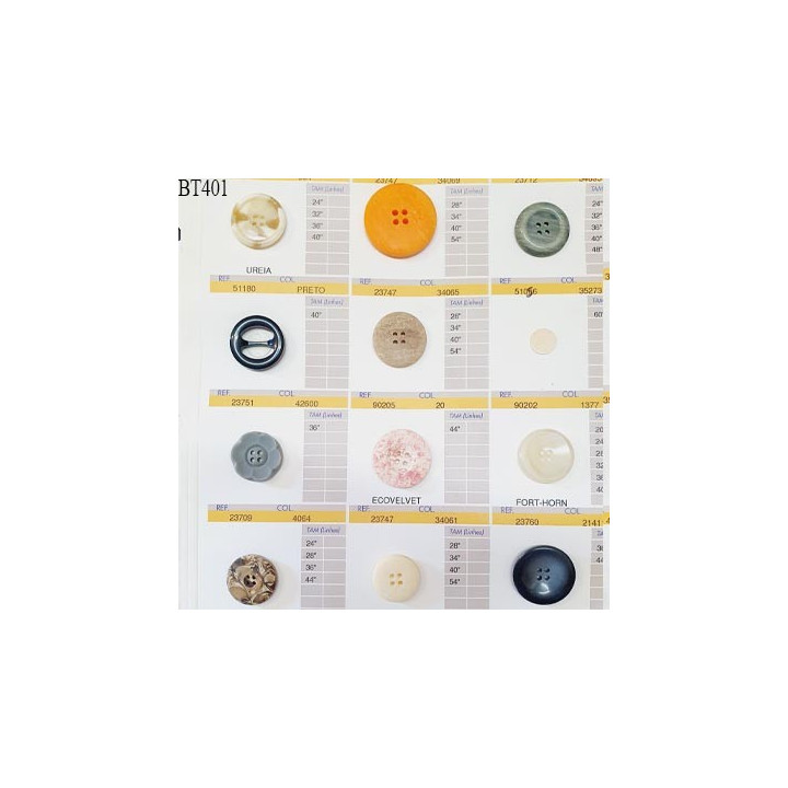 Plaque de 11 boutons pour création unique diamètre de 21 à 34 mm fabrication européenne prix pour la plaque entière