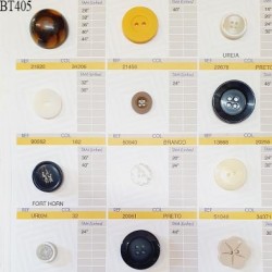 Plaque de 12 boutons pour création unique diamètre de 15 à 30 mm fabrication européenne prix pour la plaque entière