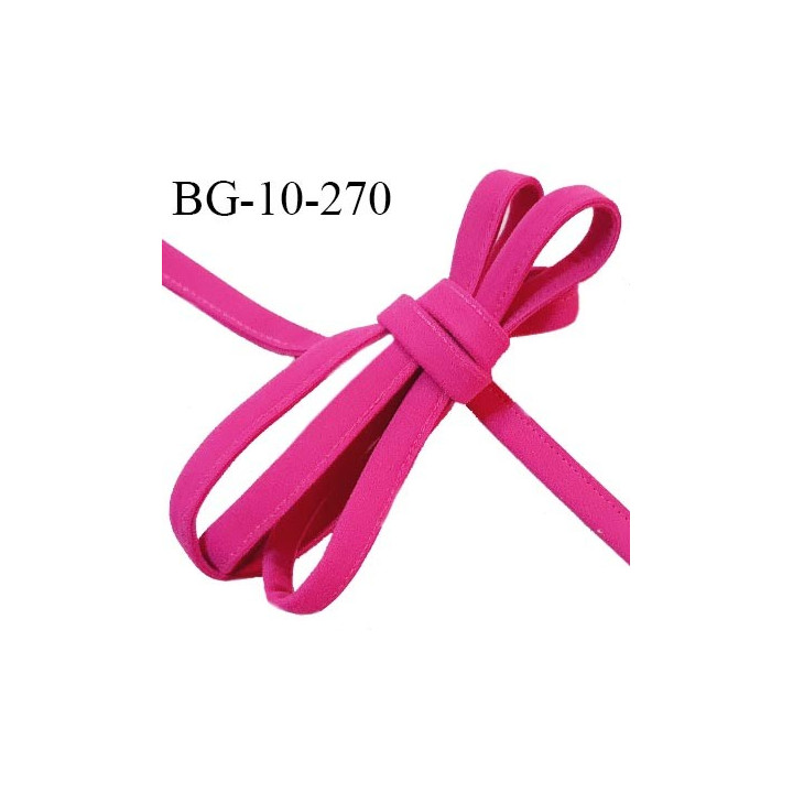 Cache armature et baleine underwire 10 mm couleur rose orchidée très doux au toucher largeur 10 mm prix au mètre