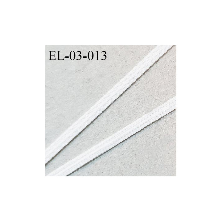Elastique 3 mm spécial lingerie et couture couleur naturel ou opale élastique très souple prix au mètre