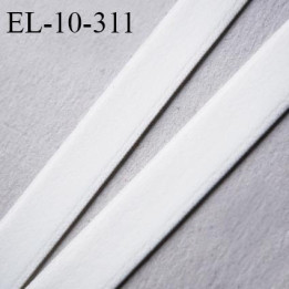 Elastique lingerie 10 mm couleur ivoire fabriqué en France bonne élasticité allongement +70% prix au mètre