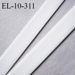 Elastique lingerie 10 mm couleur ivoire fabriqué en France bonne élasticité allongement +70% prix au mètre