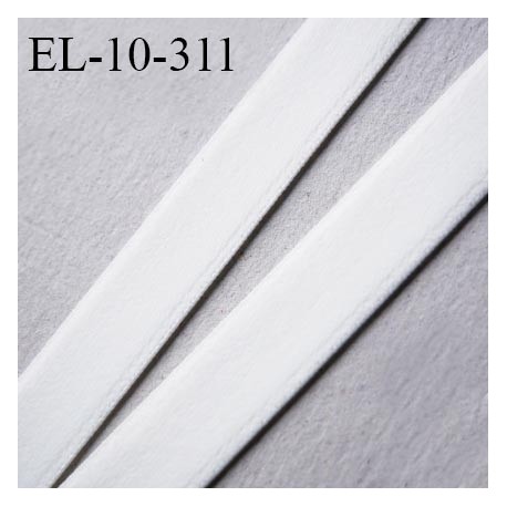 Elastique lingerie 10 mm couleur ivoire fabriqué en France bonne élasticité allongement +70% prix au mètre