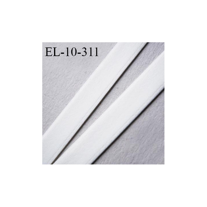 Elastique lingerie 10 mm couleur ivoire fabriqué en France bonne élasticité allongement +70% prix au mètre