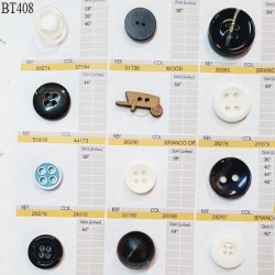 Plaque de 12 boutons pour création unique diamètre de 20 à 34 mm fabrication européenne prix pour la plaque entière