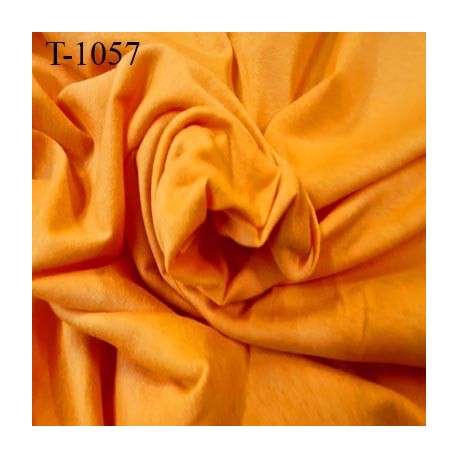 Tissu coton jersey spécial lingerie fond de culotte abricot largeur 140 cm poids m2 105 gr prix 10 cm de long par 140 cm