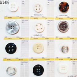 Plaque de 12 boutons pour création unique diamètre de 22 à 34 mm fabrication européenne prix pour la plaque entière