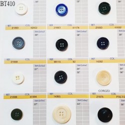 Plaque de 12 boutons pour création unique diamètre de 17 à 28 mm fabrication européenne prix pour la plaque entière