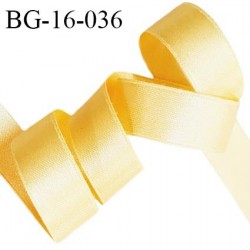 Galon ruban 16 mm satin couleur jaune brillant lumineux largeur 16 mm prix au mètre