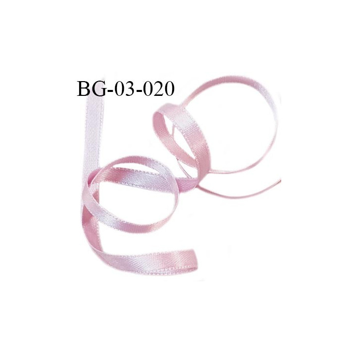 Galon ruban satin haut de gamme 3 mm couleur parme double face très solide largeur 3 mm prix au mètre