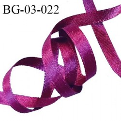 Galon ruban satin haut de gamme 3 mm couleur violet double face très solide largeur 3 mm prix au mètre