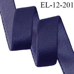 Elastique lingerie 12 mm haut de gamme couleur bleu roi bonne élasticité allongement +70% largeur 12 mm prix au mètre