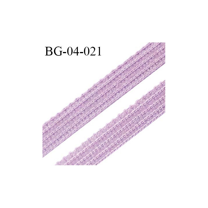 Droit fil à plat 4 mm spécial lingerie et couture du prêt-à-porter couleur mauve clair fabriqué en France prix au mètre