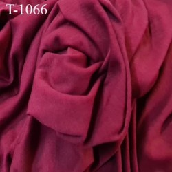 Tissu coton jersey spécial lingerie fond de culotte lie de vin largeur 140 cm poids m2 100 gr prix 10 cm de long par 140 cm