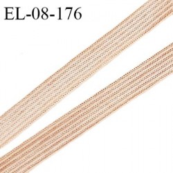Elastique 8 mm lingerie haut de gamme couleur peau élastique souple allongement +150% fabriqué France prix au mètre